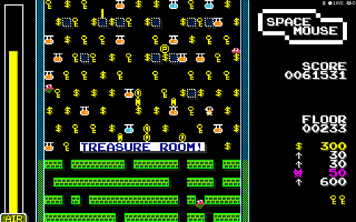 画像ギャラリー No.003のサムネイル画像 / 「スペースマウス35周年特別バージョン」に，新たなモードが追加