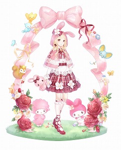 画像ギャラリー No.003のサムネイル画像 / 「ミラクルニキ」，コラボガチャにマイメロディ＆ピアノちゃんが登場