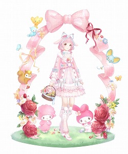 画像ギャラリー No.004のサムネイル画像 / 「ミラクルニキ」，コラボガチャにマイメロディ＆ピアノちゃんが登場