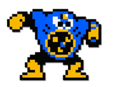 「ロックマン」ドット絵を使用したLINEスタンプが配信開始。サウンド＆モーション付きで懐かしのプレイシーンを再現