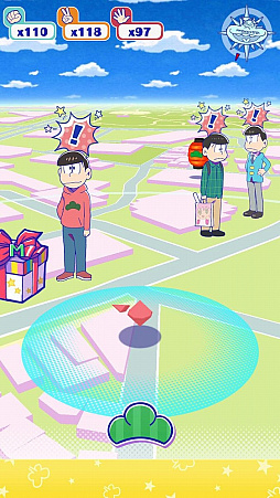 画像ギャラリー No.003のサムネイル画像 / 「おそ松さんぽ」が配信開始。全国各地に潜んだニート達をスマホ片手に探しに行こう！　1か月間限定で無料配信中