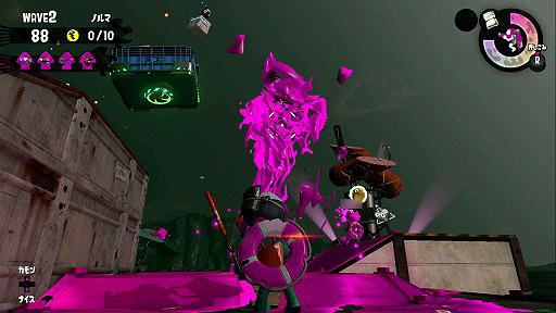 画像ギャラリー No.029のサムネイル画像 / 「スプラトゥーン2」プレイレポート。前作の良さを受け継ぎつつ，「サーモンラン」で新たな楽しさも。またアツい日々が始まった