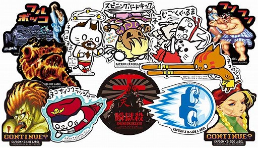 画像ギャラリー No.003のサムネイル画像 / 「ウルトラストリートファイターII」，B-SIDE LABELとのコラボステッカーが登場