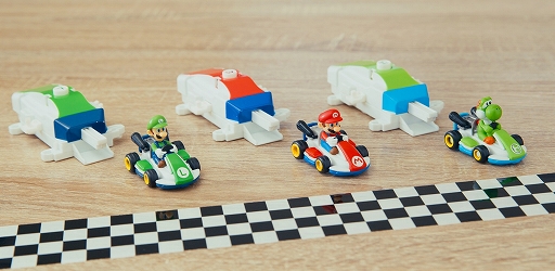 画像ギャラリー No.001のサムネイル画像 / ドリフト走行する「マリオカート」のトミカが3月中旬に発売決定。「マリオカート8デラックス」からマリオ，ルイージ，ヨッシーをラインナップ