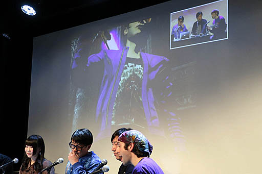 画像ギャラリー No.012のサムネイル画像 / 「Travis Strikes Again: No More Heroes」の発売を記念したトークイベントを「あけましておめでトラヴィス 2」開催。楽曲に仕込まれたネタや，凝った画面デザインの秘密が明らかに