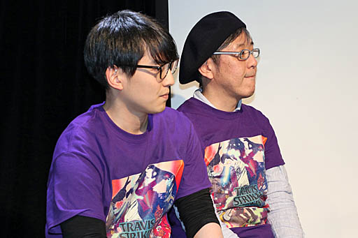画像ギャラリー No.015のサムネイル画像 / 「Travis Strikes Again: No More Heroes」の発売を記念したトークイベントを「あけましておめでトラヴィス 2」開催。楽曲に仕込まれたネタや，凝った画面デザインの秘密が明らかに