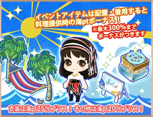 画像ギャラリー No.005のサムネイル画像 / 「異世界でカフェを開店しました。」，限定衣装がもらえるプレゼントキャンペーンを実施