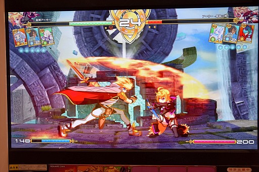 画像ギャラリー No.009のサムネイル画像 / ［JAEPO2017］シリーズ初の格闘ゲーム「ミリオンアーサー アルカナブラッド」プレイレポート。琢磨尚文プロデューサーへのミニインタビューも