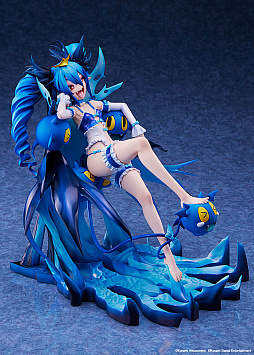 画像ギャラリー No.003のサムネイル画像 / 「ボンバーガール」より，アクア【レウィシア・アクアブルー】ヴァンパイアネグリジェVer.のフィギュアが登場。本日受注を開始