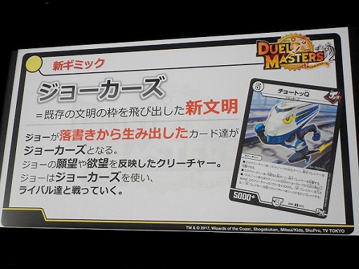 画像ギャラリー No.027のサムネイル画像 / デュエル・マスターズ2017年度戦略発表会が開催。15周年を迎え，原点回帰でさらなる発展を目指す