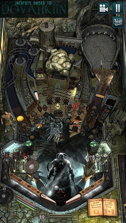 画像ギャラリー No.019のサムネイル画像 / 「Skyrim」「Fallout」「DOOM」の3シリーズがピンボールになってスマホに登場。「Bethesda Pinball」のAndroid版が配信中