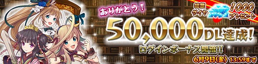 画像ギャラリー No.002のサムネイル画像 / 「強くてNEW GAME」，5万DL突破記念イベントを開催