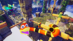 画像ギャラリー No.006のサムネイル画像 / ヘビの「ニョロニョロとした動き」を駆使するアクションゲーム「スネークパス」(PS4/Switch)の配信が本日スタート。2週間は10%オフ