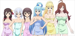 画像ギャラリー No.009のサムネイル画像 / 「この素晴らしい世界に祝福を！ -この欲深いゲームに審判を！-」のOPムービーが公開。Machicoさんが歌う主題歌「Million Smile」が聴ける