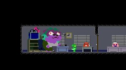 画像ギャラリー No.001のサムネイル画像 / 横スクロールACT「ケロブラスター」，PS4向けに配信がスタート