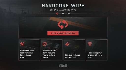 画像ギャラリー No.002のサムネイル画像 / 「Escape from Tarkov」，今月実施予定の“ハードコアワイプ”の内容を一部公開。フリーマーケット使用不可など多数の制限が明らかに