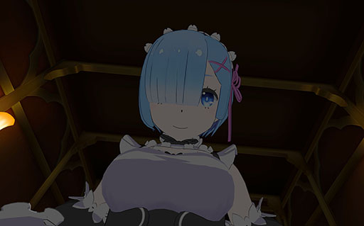 画像ギャラリー No.006のサムネイル画像 / レムの膝枕や添い寝を実体験できる!?　スマホ向けVRアプリ「VRでレムと異世界生活〜膝枕編」と「添寝編」が5月26日に配信