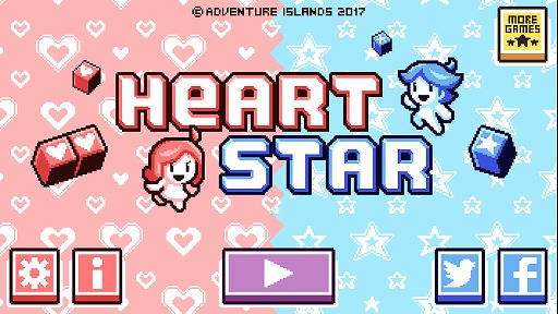 画像ギャラリー No.001のサムネイル画像 / キャラを切り替えながらゴールを目指すアクションパズルゲーム。「Heart Star」を紹介する「（ほぼ）日刊スマホゲーム通信」第1400回