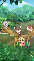 画像ギャラリー No.002のサムネイル画像 / 「けものフレンズぱびりおん」に新エリア「じゃんぐる」が実装。フォッサ，オカピら7人のフレンズを観察できるように