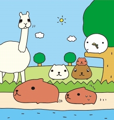 画像ギャラリー No.008のサムネイル画像 / 「クックと魔法のレシピ おかわり」，カピバラさんとのコラボを10月より開催