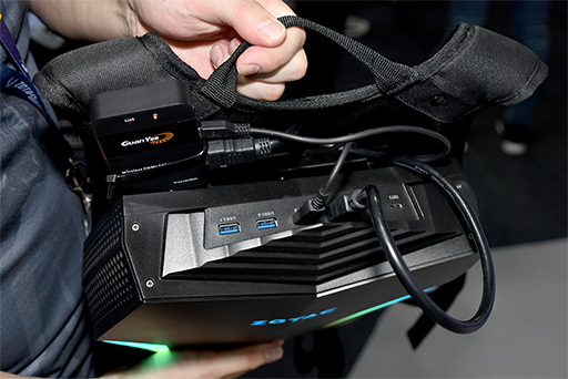 画像ギャラリー No.006のサムネイル画像 / これが最後のバックパック型PCになるか？ ZOTACの新製品「VR GO 2.0」をCOMPUTEXで体験してみた