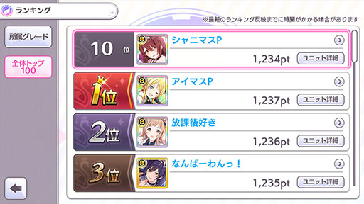 画像ギャラリー No.004のサムネイル画像 / 「シャニマス」，フェスパートに実装された「グレードフェス」や新機能の情報を一挙掲載。4Gamer独占公開のシリアルコードもアリ