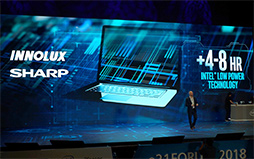 画像ギャラリー No.005のサムネイル画像 / ［COMPUTEX］創業50周年記念CPUや常時接続PCをアピール。年末登場という28コアCPUのデモも披露したIntel基調講演レポート
