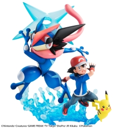 画像ギャラリー No.003のサムネイル画像 / アニメ「ポケモン」のサトシ，ピカチュウ，サトシゲッコウガがフィギュアに。予約受付開始