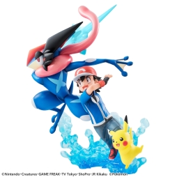 画像ギャラリー No.005のサムネイル画像 / アニメ「ポケモン」のサトシ，ピカチュウ，サトシゲッコウガがフィギュアに。予約受付開始