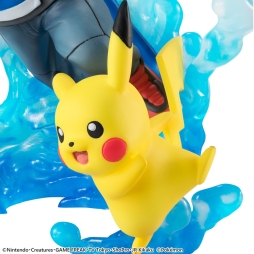 画像ギャラリー No.009のサムネイル画像 / アニメ「ポケモン」のサトシ，ピカチュウ，サトシゲッコウガがフィギュアに。予約受付開始