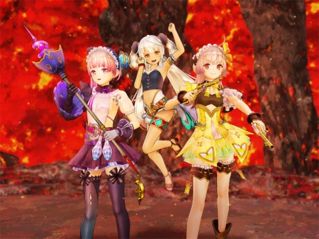 画像ギャラリー No.034のサムネイル画像 / 「リディー＆スールのアトリエ」旅の舞台となる「絵画の世界」に関する3人のキャラクター情報が公開。調合システムの新要素も