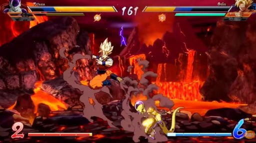 画像ギャラリー No.003のサムネイル画像 / 「DRAGON BALL FighterZ」のプレイ動画が初公開。孫悟空＆ベジータ＆孫悟飯とセル＆魔人ブウ＆フリーザでの3on3を収録