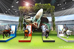 画像ギャラリー No.050のサムネイル画像 / JRAと「MONSTER HUNTER: WORLD」が有馬記念でコラボ。特別企画「MONSTER HUNTER: ARIMA」はWebゲームのほかリアルイベントも