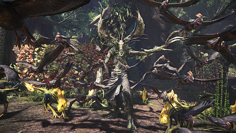 画像ギャラリー No.008のサムネイル画像 / 「MONSTER HUNTER: WORLD」，イベントクエスト“依頼：森の精霊”が配信。報酬で「ウィッチャー3」のコラボ装備が生産可能に