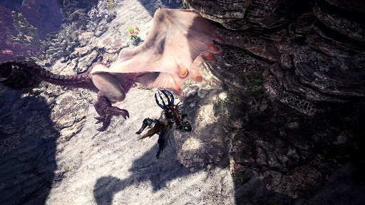 画像ギャラリー No.004のサムネイル画像 / 「MONSTER HUNTER WORLD: ICEBORNE」，新アクションの紹介動画が公開。今回はスラッシュアックスや弓など6つの武器種を一挙に