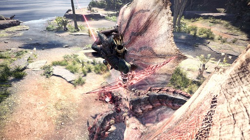 画像ギャラリー No.008のサムネイル画像 / 「MONSTER HUNTER WORLD: ICEBORNE」，新アクションの紹介動画が公開。今回はスラッシュアックスや弓など6つの武器種を一挙に