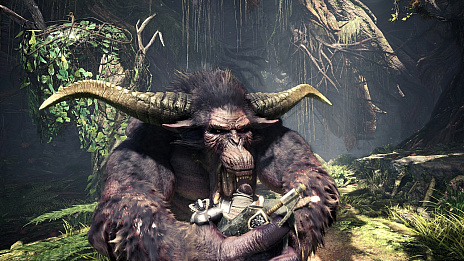 画像ギャラリー No.008のサムネイル画像 / 「MHW：ICEBORNE」，10月に配信される金獅子「ラージャン」の情報が公開。9月28日からは鳥取市とのコラボがスタート
