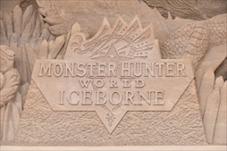 画像ギャラリー No.018のサムネイル画像 / 「MONSTER HUNTER WORLD: ICEBORNE」×鳥取市コラボ，巨大砂像完成お披露目式の模様をお届け。開催中のスタンプラリーも体験してきた