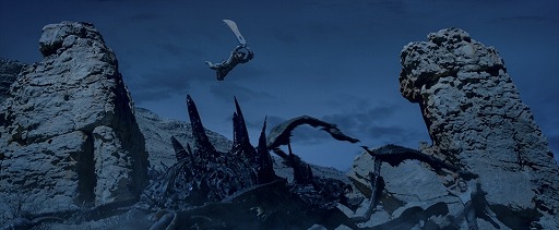 画像ギャラリー No.003のサムネイル画像 / 実写映画「モンスターハンター」，アルテミスと“影蜘蛛ネルスキュラ”の死闘を収録した最新映像が公開に