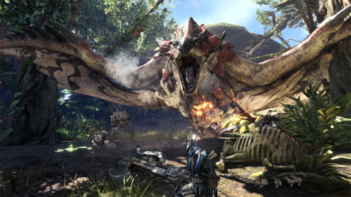 画像ギャラリー No.022のサムネイル画像 / ［gamescom］「MONSTER HUNTER: WORLD」の最新スクリーンショットが公開。古代樹の森や大蟻塚の荒地に生息するモンスターが確認できる