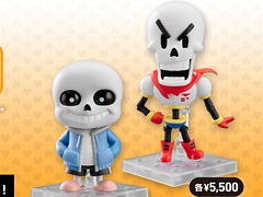 「UNDERTALE」公式グッズ，サンズ/パピルスのねんどろいどやスカート，スリップマット，アートブック付きCDを本日販売開始