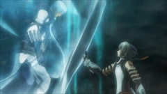 画像ギャラリー No.025のサムネイル画像 / 「.hack//G.U. Last Recode」，「Vol.4 あるいは世界を紡ぐ蛇たちの見る夢」の序盤，ハセヲの5thフォーム，謎の少女「クサビラ」などを紹介