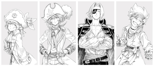 画像ギャラリー No.004のサムネイル画像 / 「.hack」新グッズ“細川誠一郎＆ヒガシ描き下ろし，パイレーツ衣装”が登場