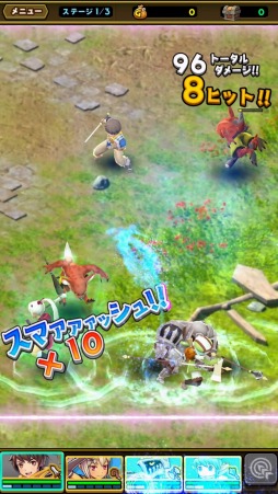 画像ギャラリー No.001のサムネイル画像 / 【PR】フリック操作で爽快なぶっ飛びアクション。gumiの新作アプリ「スマッシュ＆マジック」のインプレッションとプレイのコツをお届け