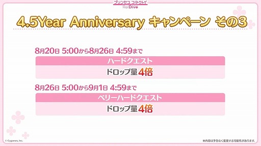 画像ギャラリー No.006のサムネイル画像 / 「プリコネ Re:Dive」4.5周年直前生放送の発表情報まとめ。最大170連の無料10連ガチャ開催。キョウカ（サマー）や新規★6才能開花の情報も明らかに