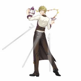 画像ギャラリー No.005のサムネイル画像 / 「千銃士」，イベント「高貴に働け！ Café de Noble」が開催。LINEスタンプも無料配布中