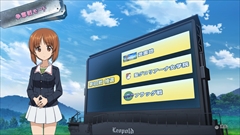 画像ギャラリー No.019のサムネイル画像 / 「ガールズ＆パンツァー ドリームタンクマッチ」の争奪戦モードや戦車アクションを紹介。戦車でドリフトやジャンプ，ナポリターンなどが可能