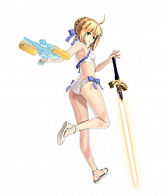 画像ギャラリー No.004のサムネイル画像 / 「FGO Arcade」，清姫がポニーテール姿に！　サーヴァントの見た目を変更できる「転身霊衣」が実装。召喚には「★5 アルトリア･ペンドラゴン（アーチャー） 」が