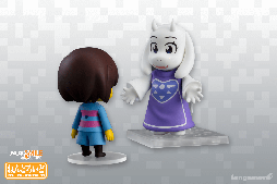 画像ギャラリー No.009のサムネイル画像 / 「UNDERTALE」ニンゲンとトリエルのねんどろいどが発売。バタースコッチシナモンパイや，手つなぎパーツ，フラウィなどのオプションパーツが付属