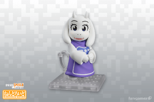 画像ギャラリー No.010のサムネイル画像 / 「UNDERTALE」ニンゲンとトリエルのねんどろいどが発売。バタースコッチシナモンパイや，手つなぎパーツ，フラウィなどのオプションパーツが付属